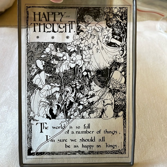 Happy Thought Child’s Garden of Vesus glass display part panel 6” x 4” - Picture 1 of 5